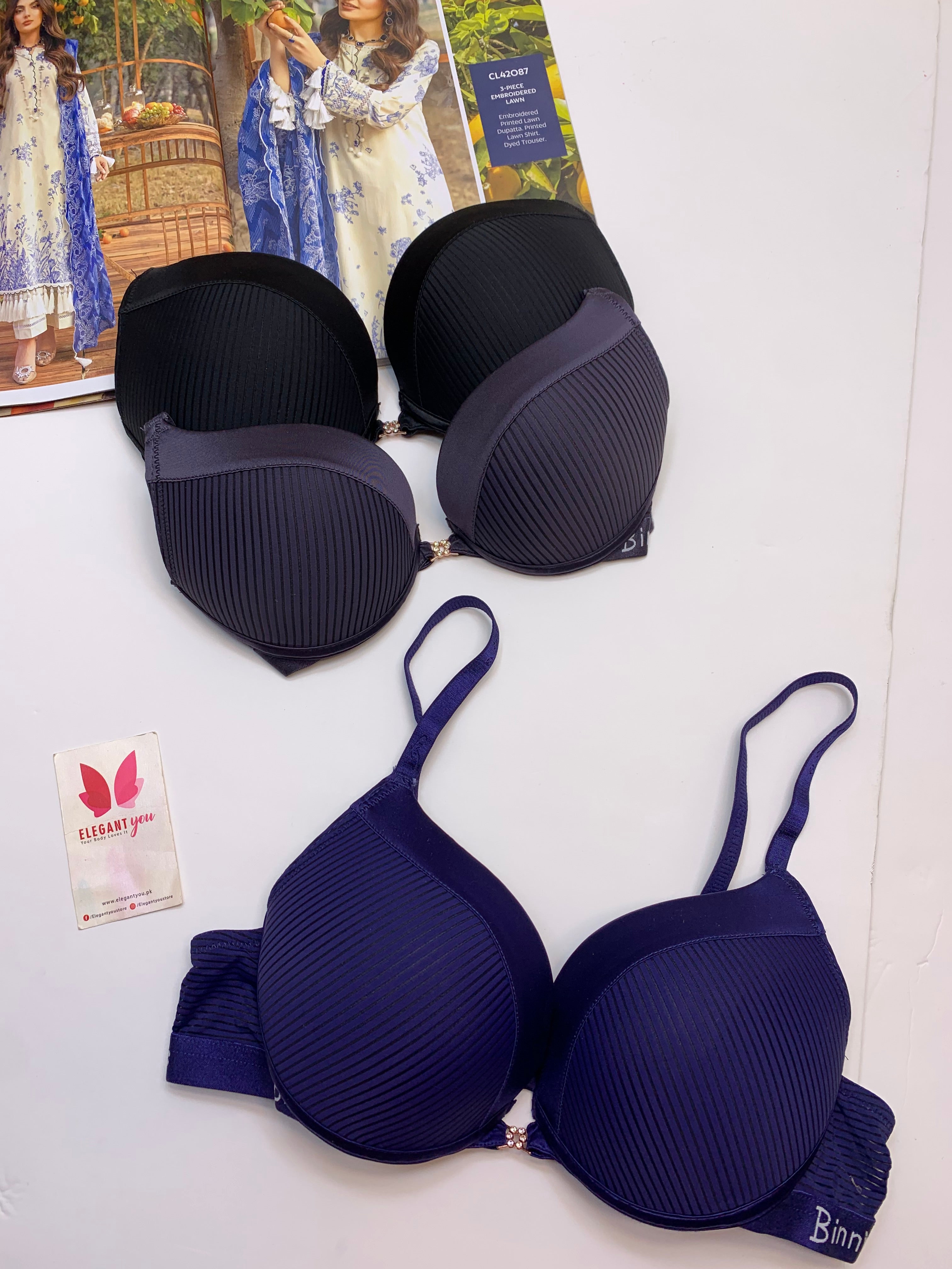 (34-40)B Binnys Most Demanding Plunge Bra (150)*