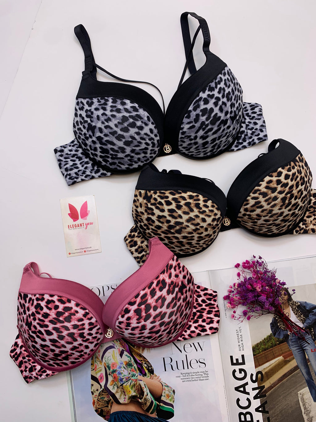 (34-40)B Binny's Padded Pushup Wire Bra (150)*