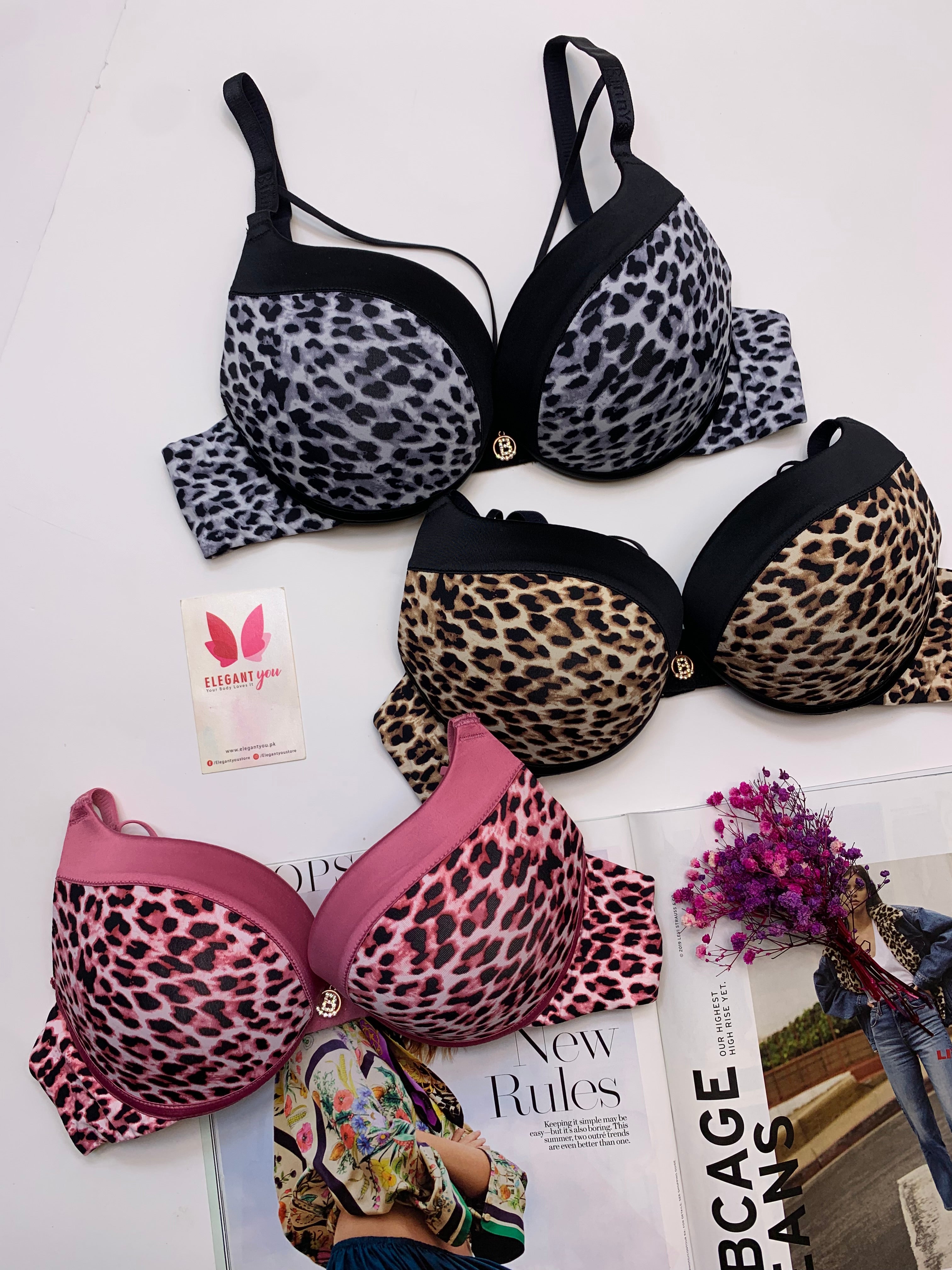 (34-40)B Binny's Padded Pushup Wire Bra (150)*