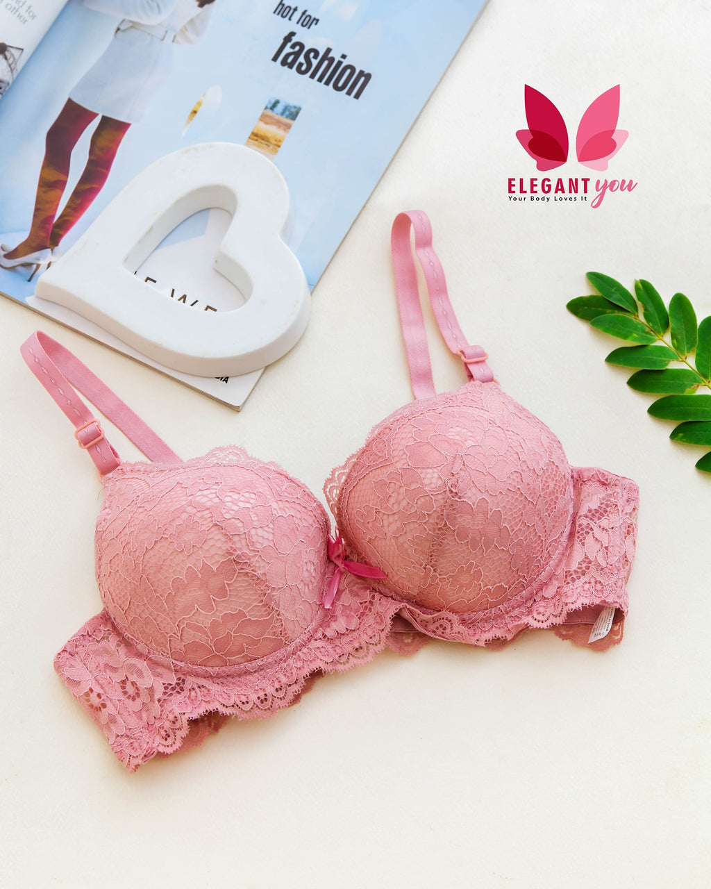 (32-38)b Bridal Double Padded Push-up Lace bra (138)^