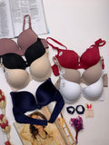 (38-42)b/c Premium Range Padded Push-up Under Wire Bra (144)*
