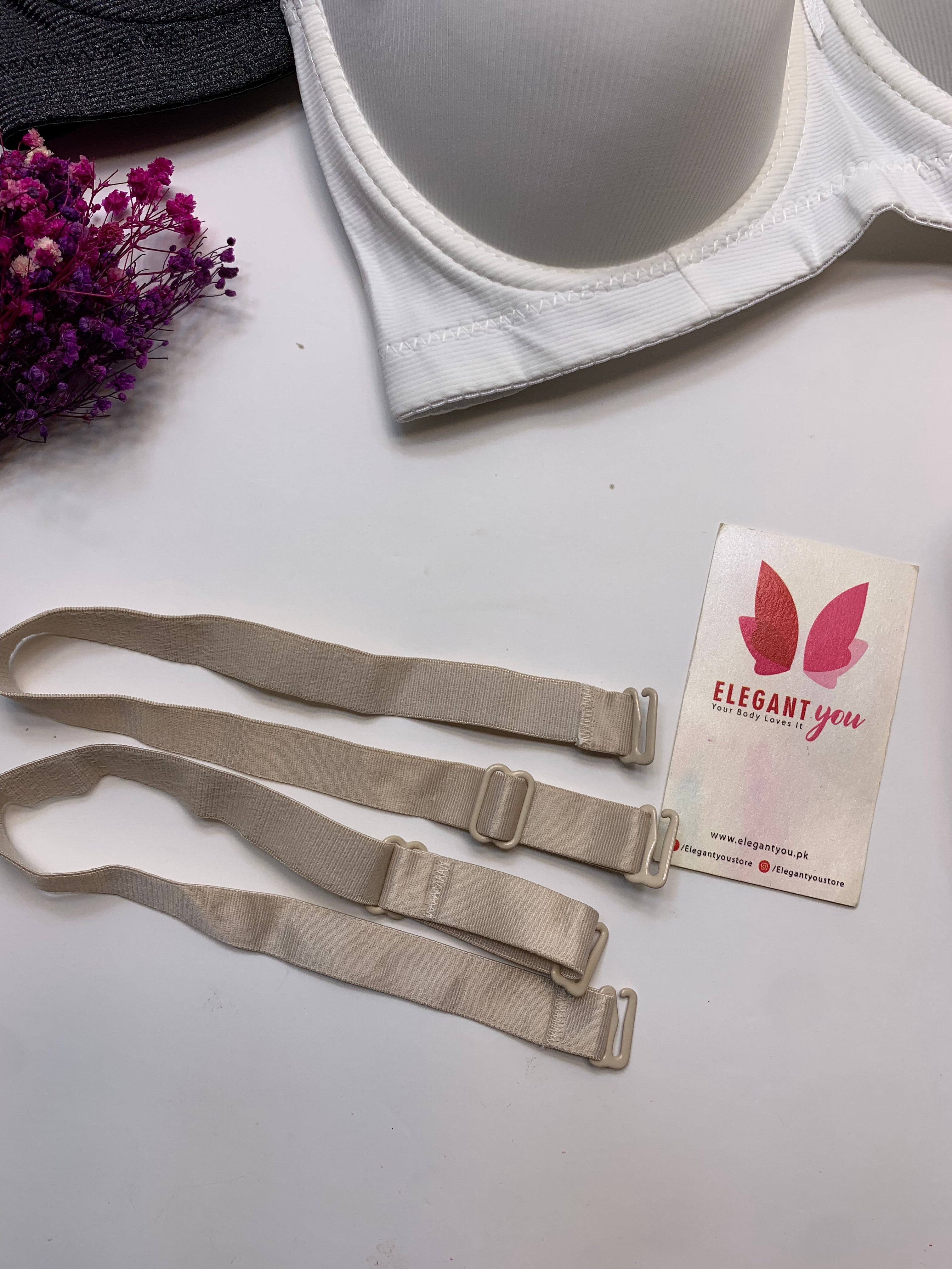 (36-42)C Cup Size Half Cup Shape Padded Push up Wired Plain Bra (170)*