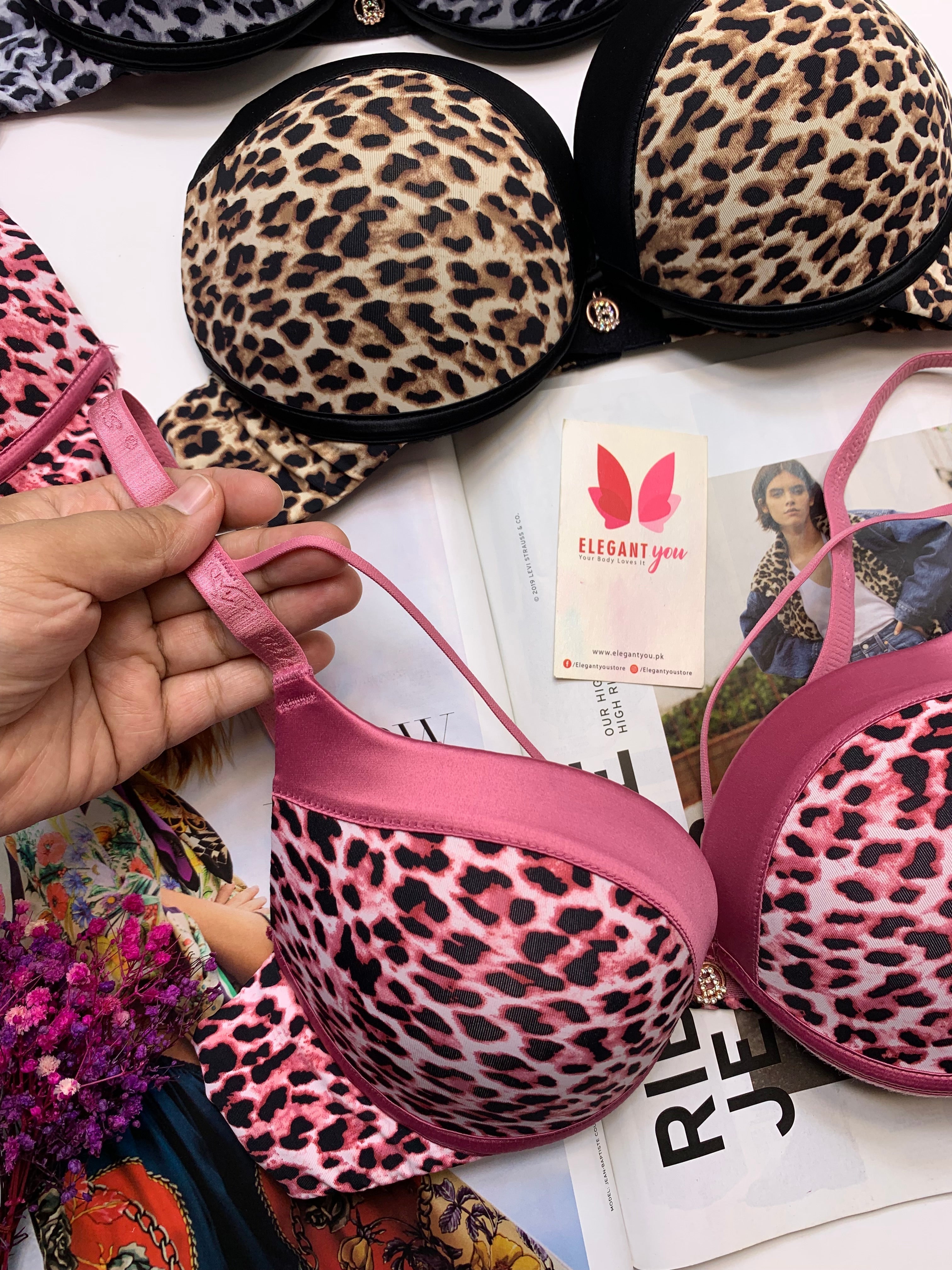 (34-40)B Binny's Padded Pushup Wire Bra (150)*