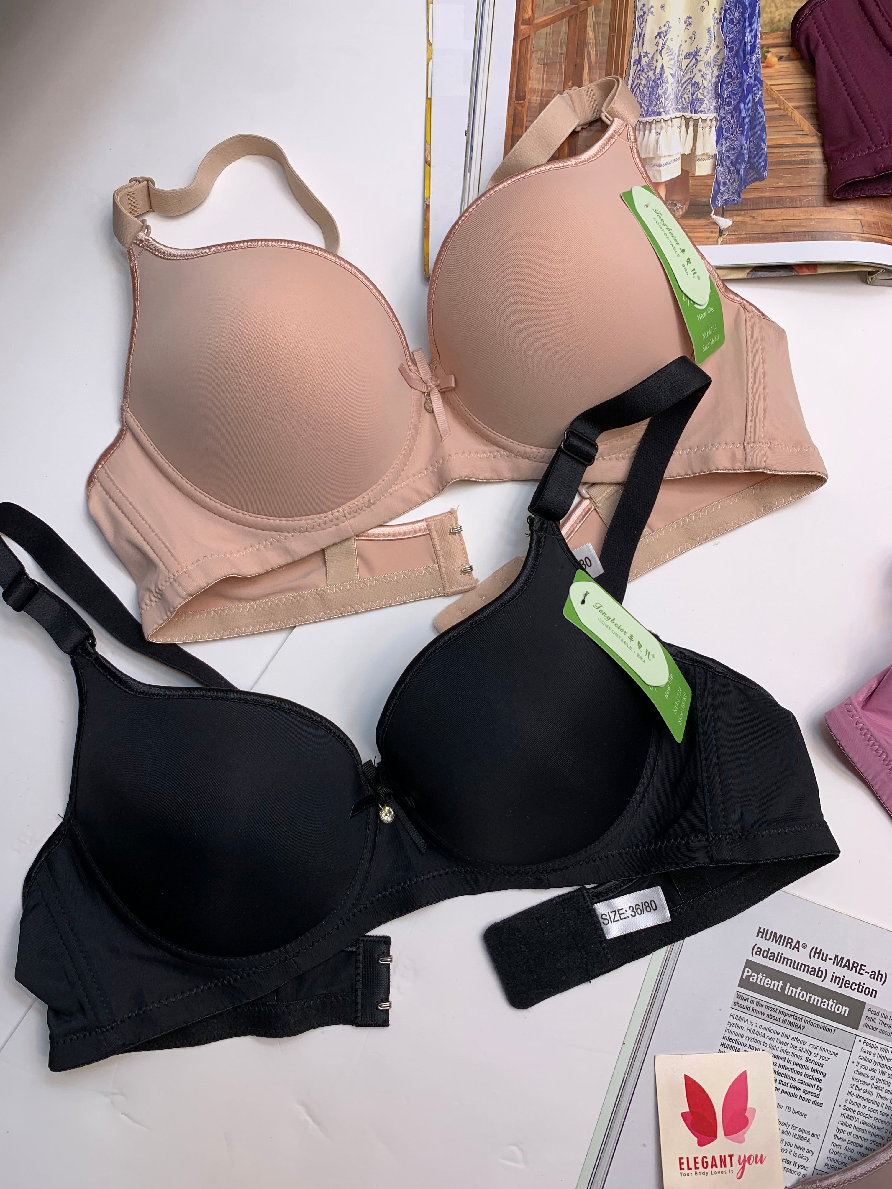 (36-42)b/c  Demi Cup Daily-wear Push-up Bra (148)*