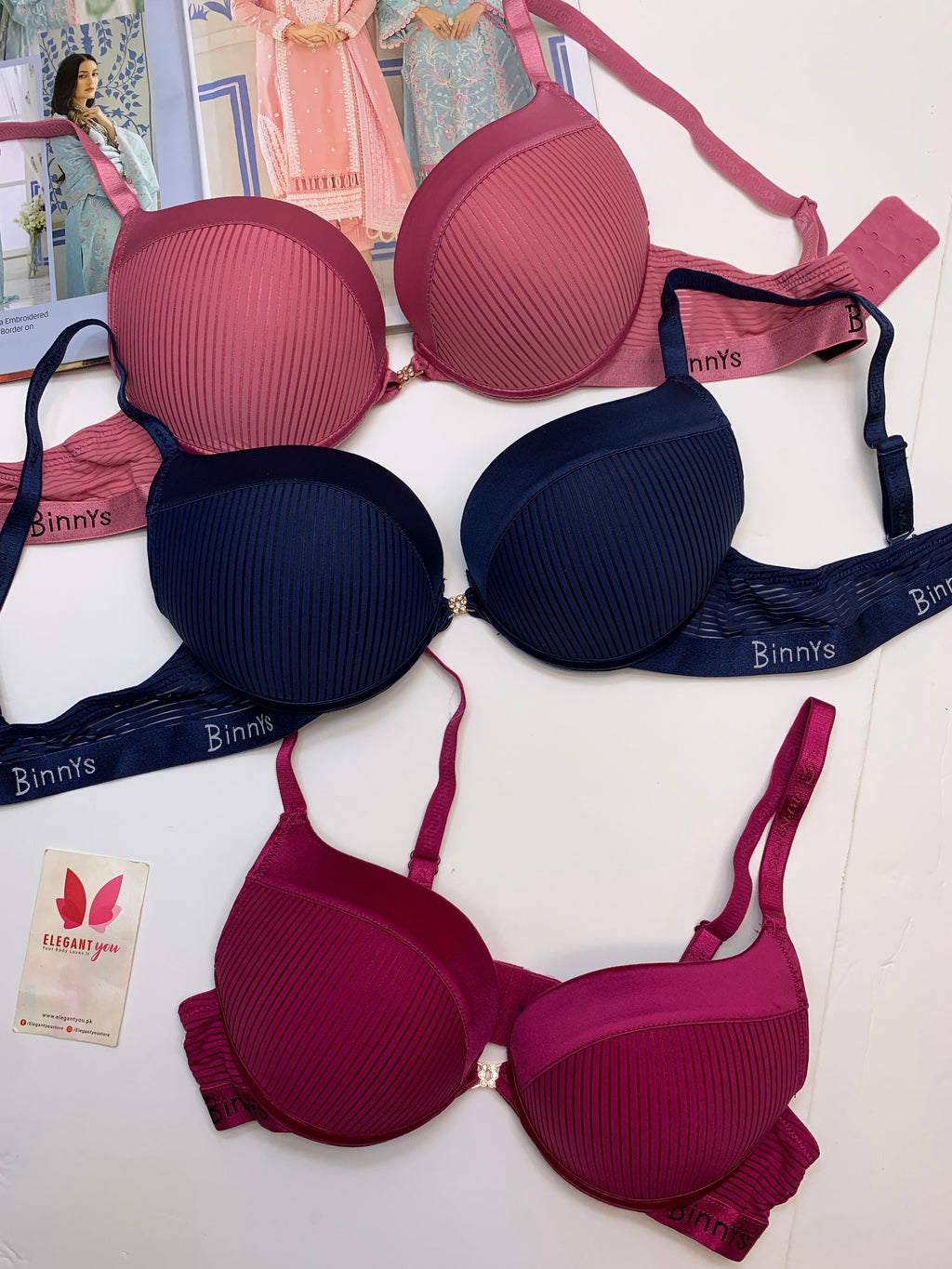 (34-40)B Binnys Most Demanding Plunge Bra (150)*