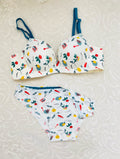 Strawberry Print Soft Comfort Bra Set 🍓