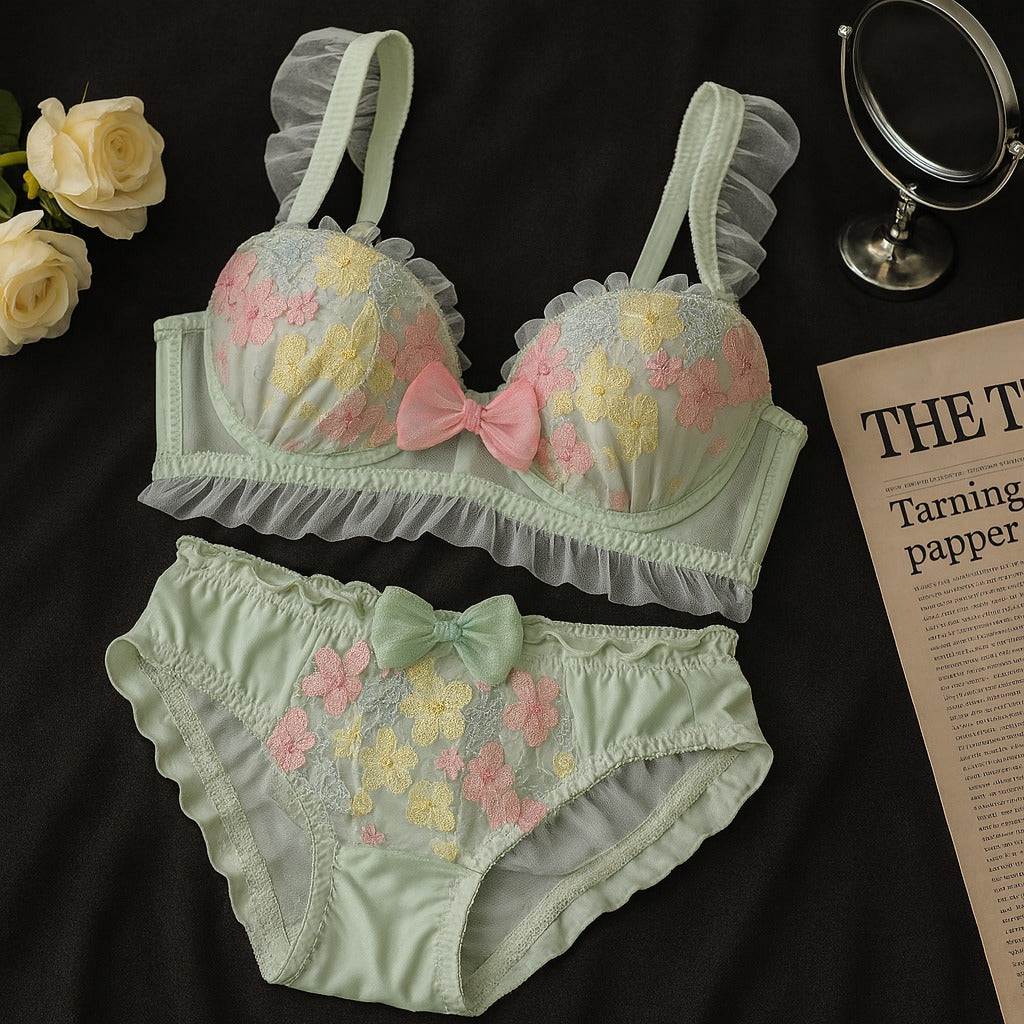 Kitty bra set seamless bra
