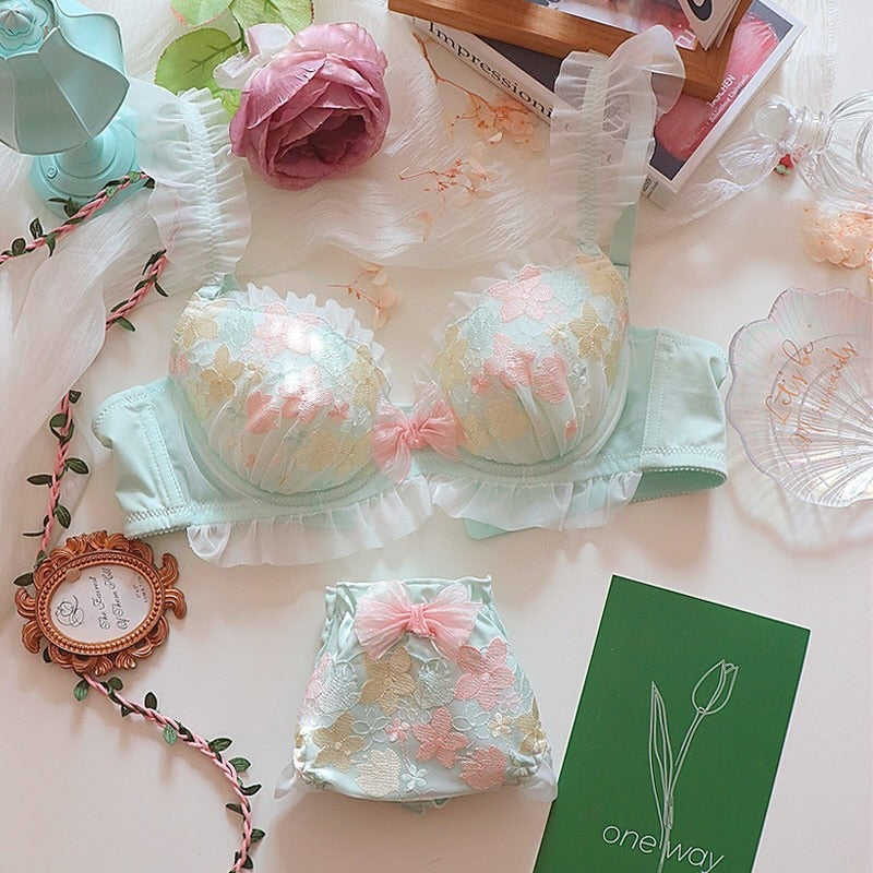 Kitty bra set seamless bra