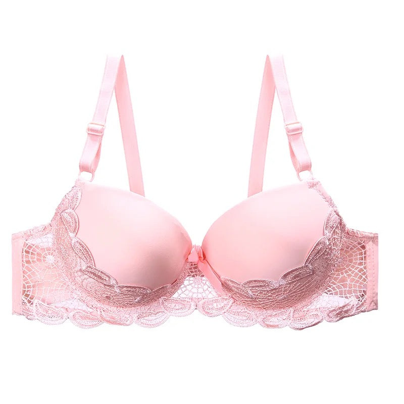 Elegant Lace Padded Underwire Bra – Premium Comfort & Support