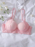 Elegant Lace Padded Underwire Bra – Premium Comfort & Support