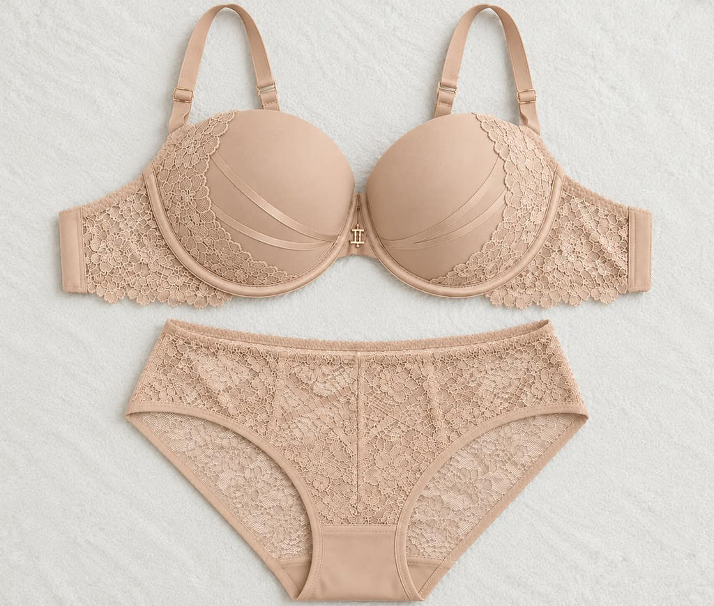 🖤 Premium Black Lace Bra &amp; Panty Set 🖤