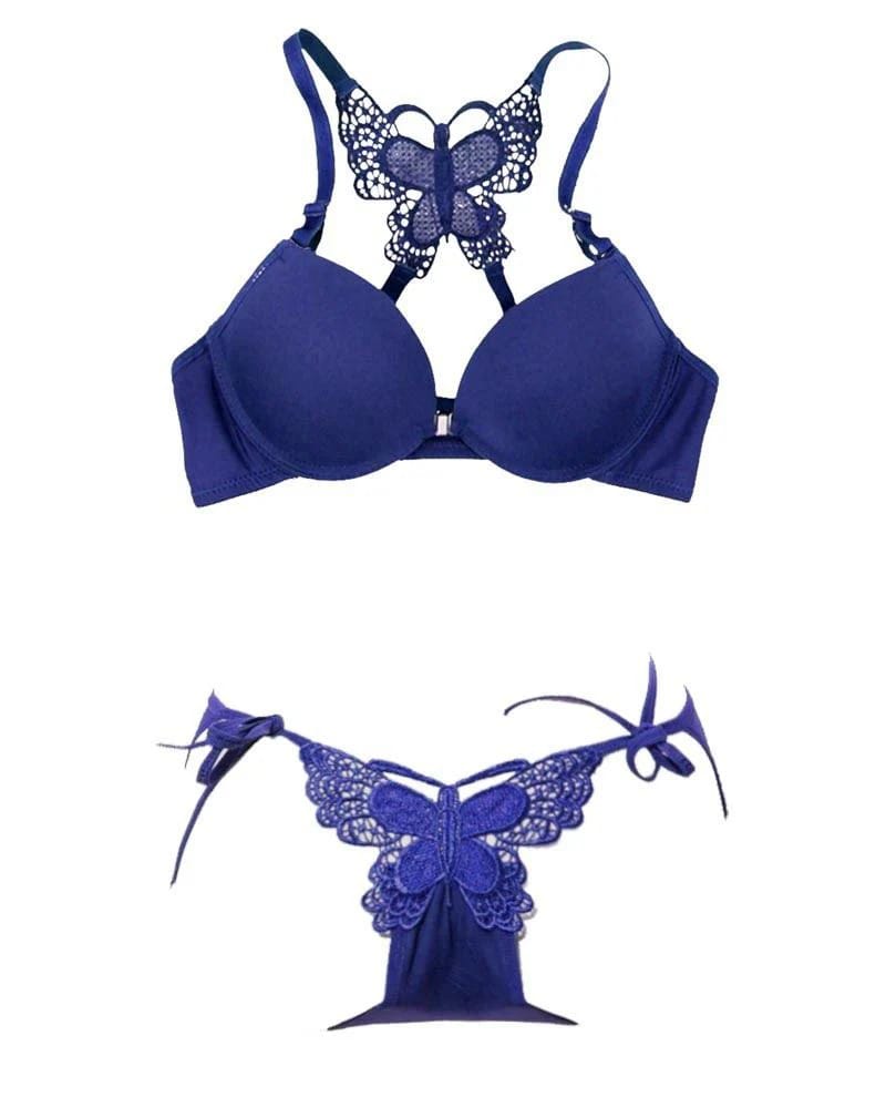 Butterfly 🦋 Style Fashion Bra Set Packs Of 3 Buy 1 Get 2 Free ( Free Delivery Is Available All Over Pakistan)