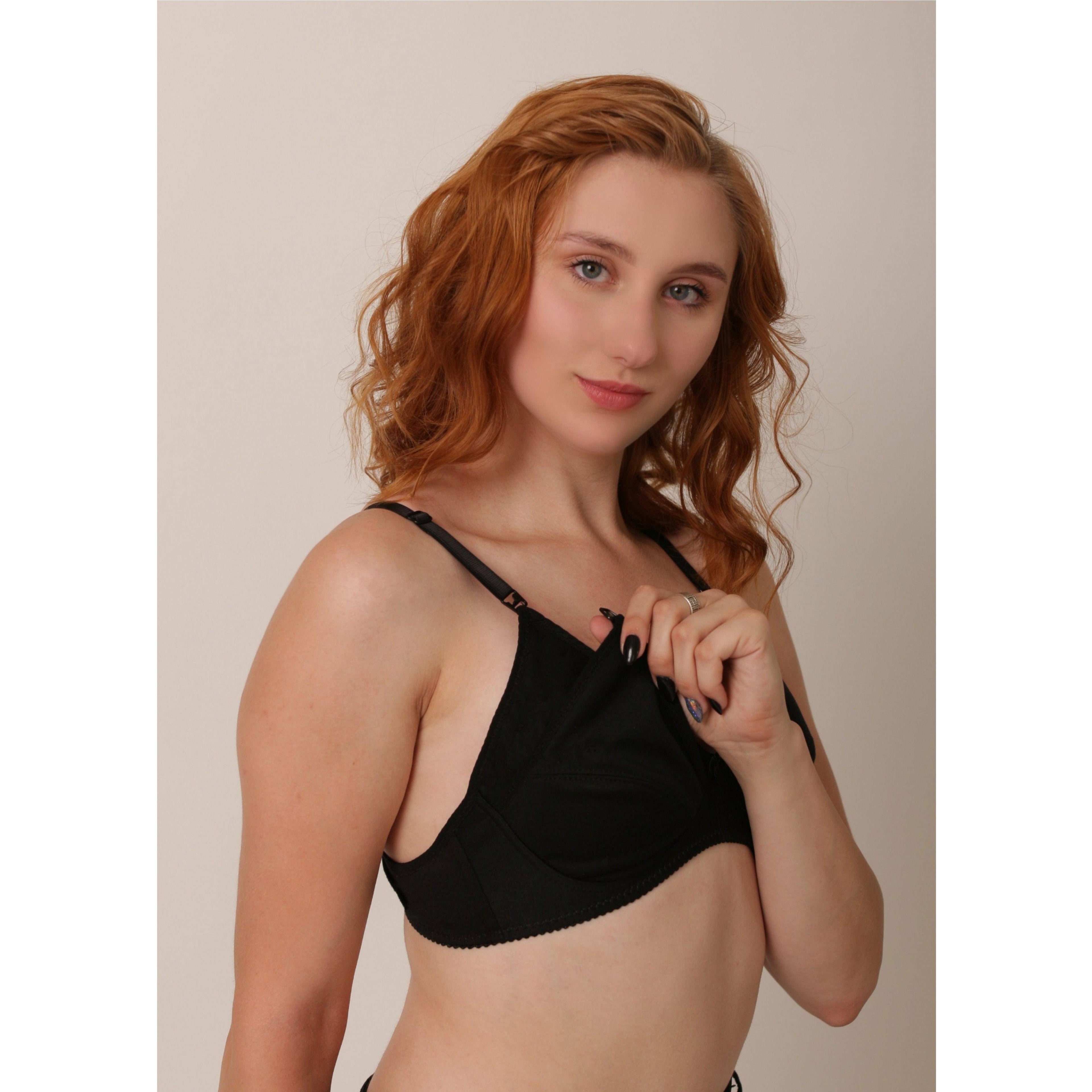 Mimosa - Comfiest Open Cups With Clip Nursing / Maternity Bra