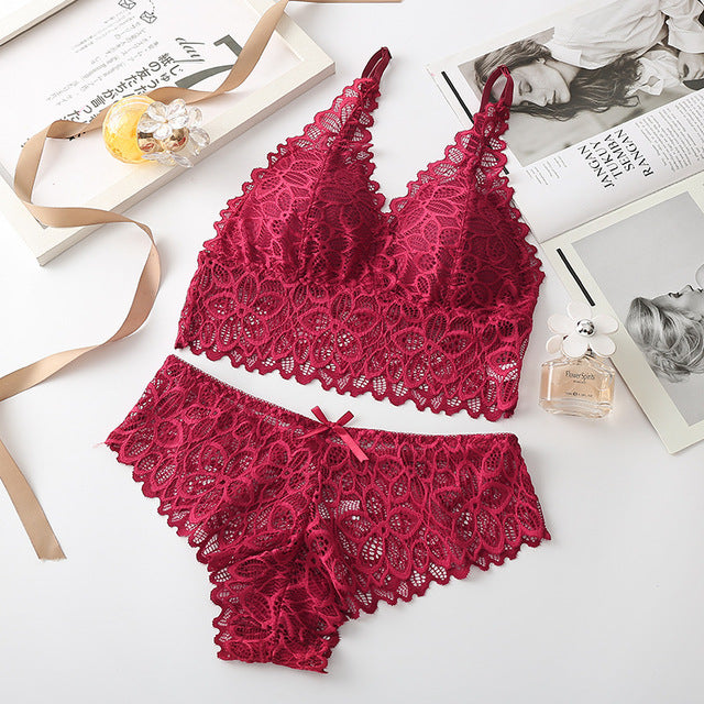 Lace Bralette Set