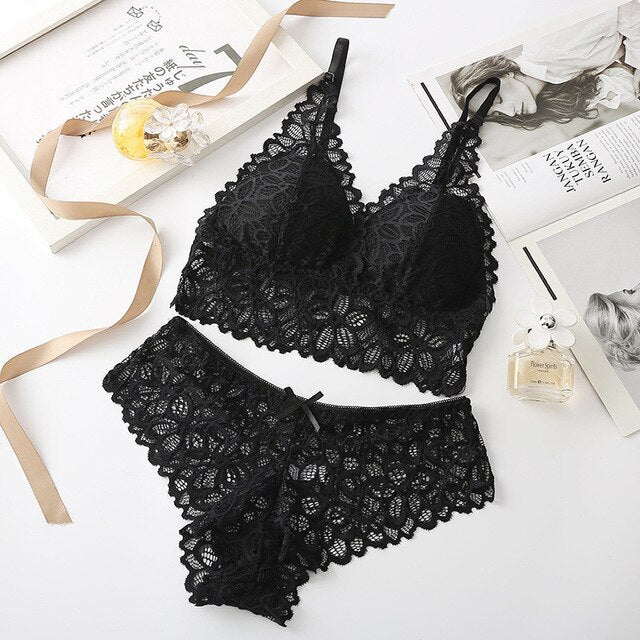 Lace Bralette Set