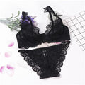 Lace Transparent Comfort Bra Set