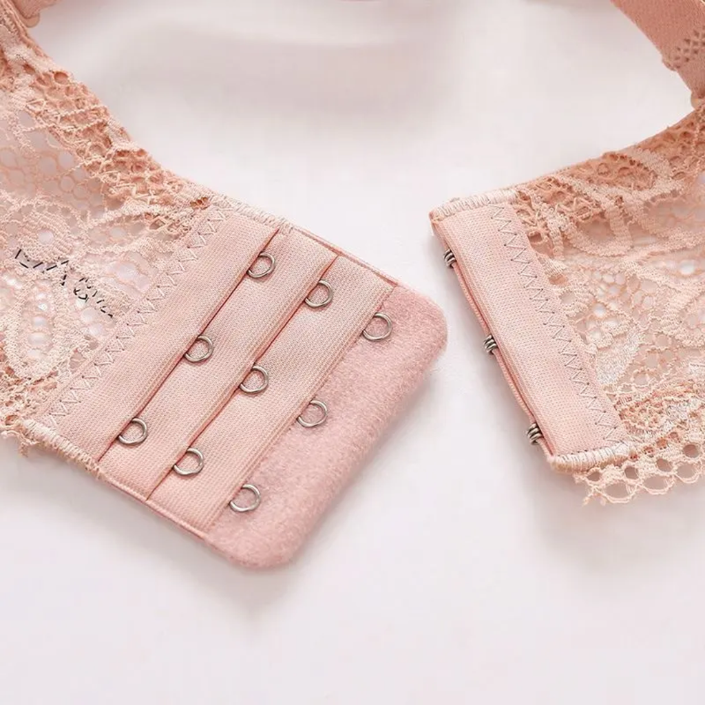 (36-42)B Elegant Padded Push-up Lace Bridal Bra( 164)*