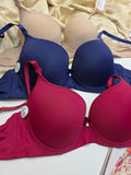 (38-44)D Plus Size Thin Pad Full Coverage Bra (157)*