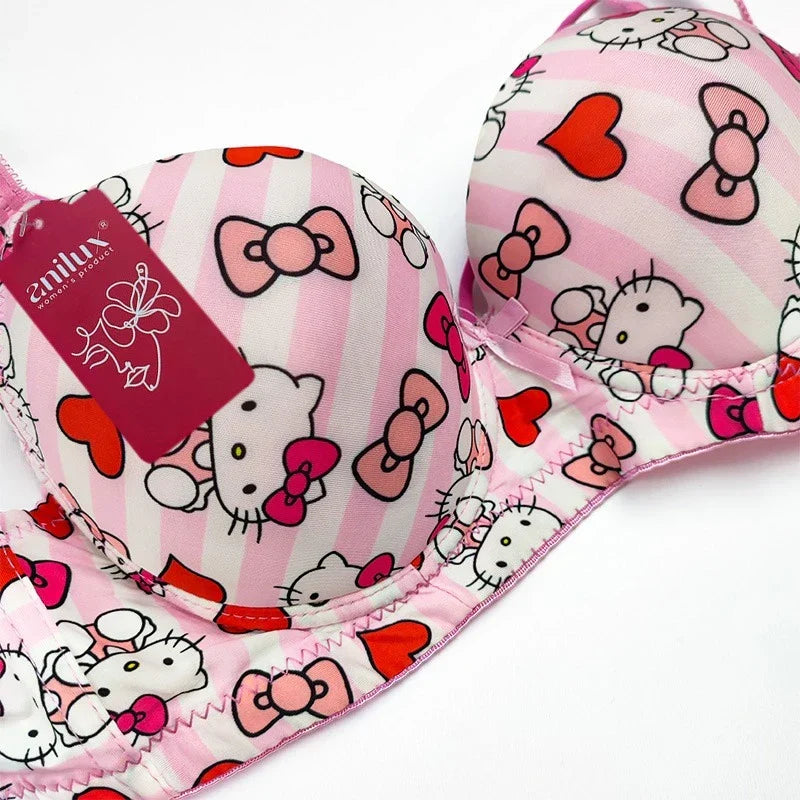 (36-42)b/c  size Hello Kitty Daily-wear Push-up Bra(144)*