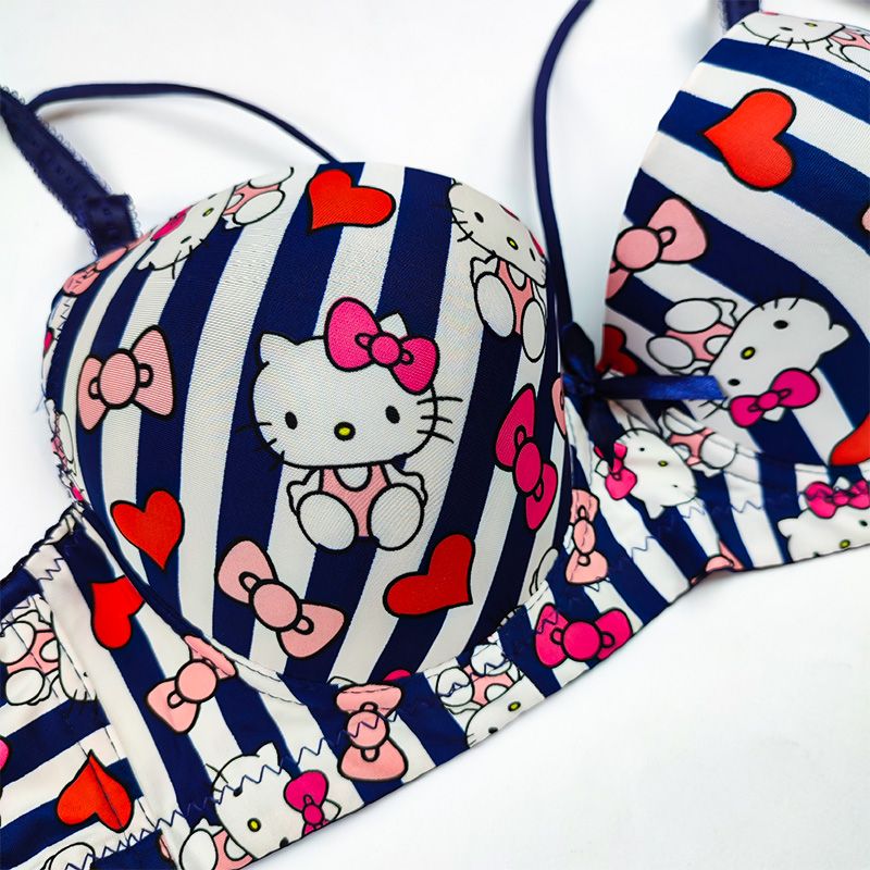 (36-42)b/c  size Hello Kitty Daily-wear Push-up Bra(144)*