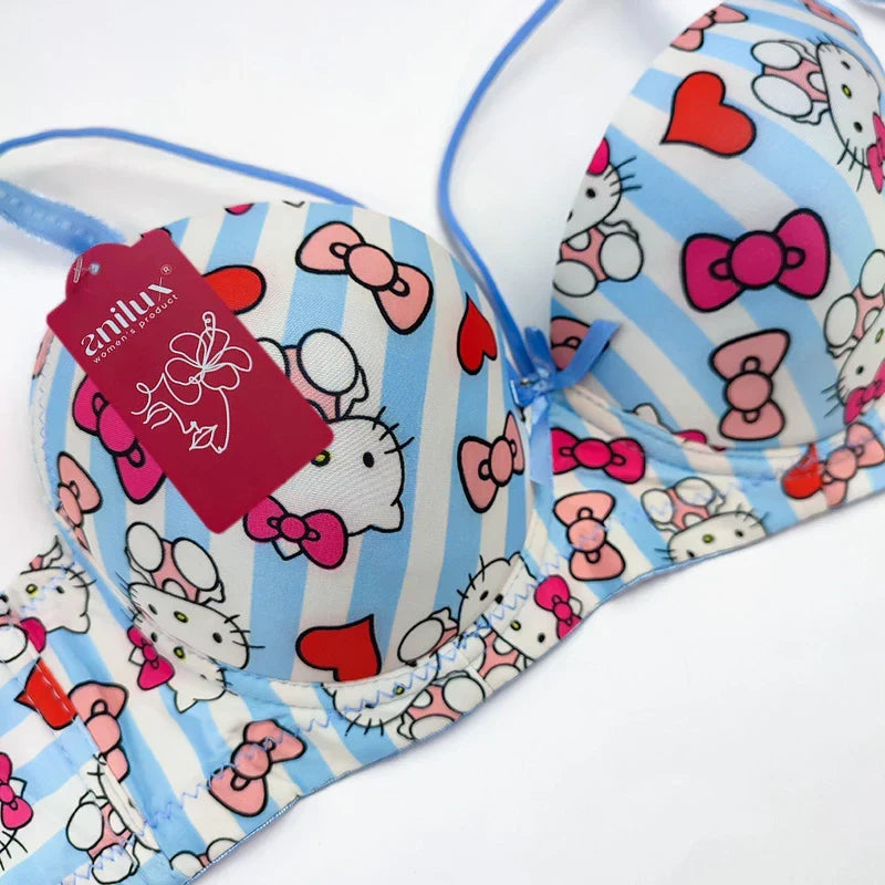 (36-42)b/c  size Hello Kitty Daily-wear Push-up Bra(144)*