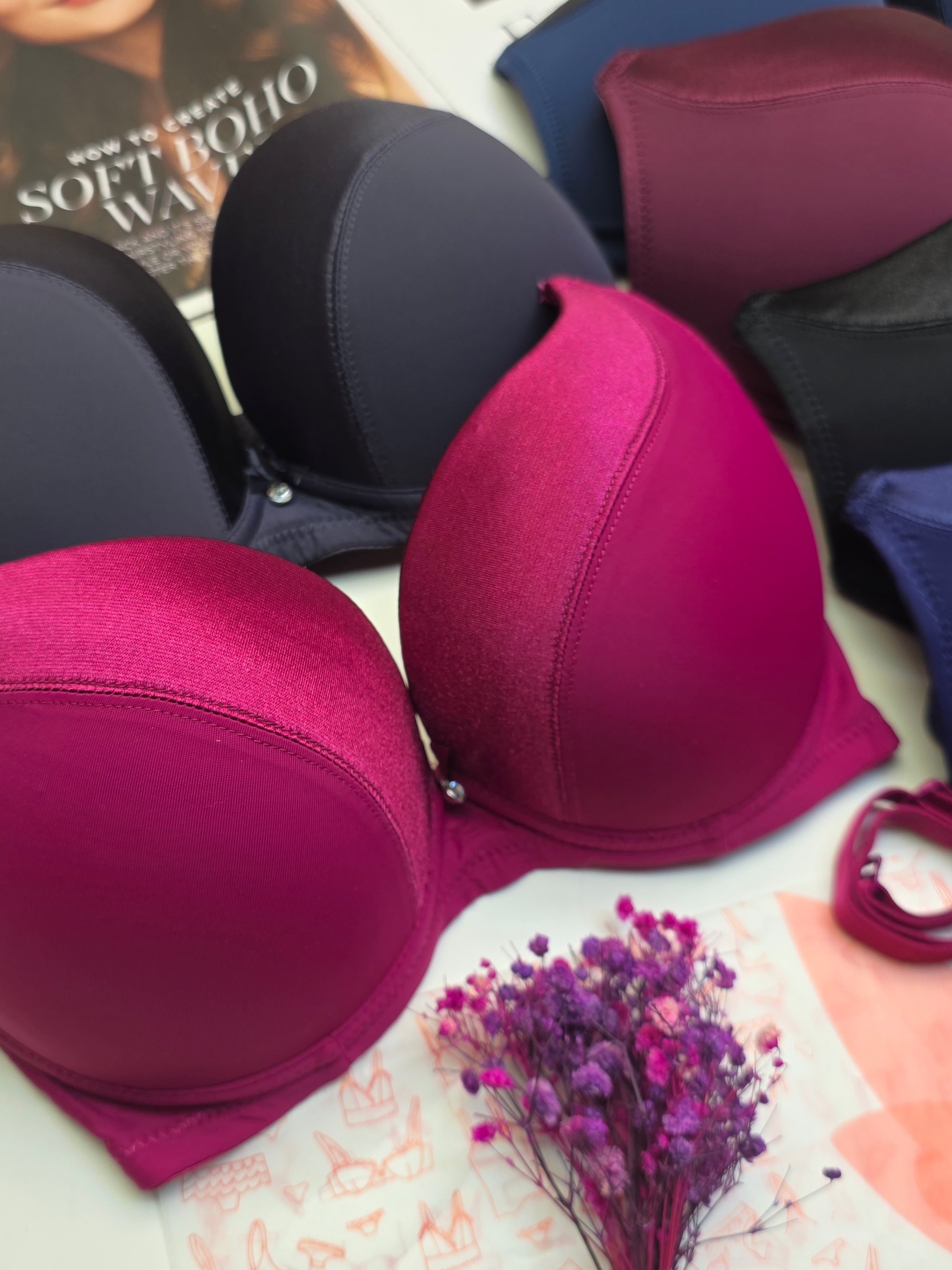 (34-40)Binny's Padded Push-up Wired Bra* (161)