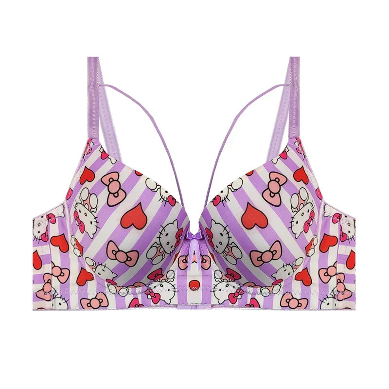 (36-42)b/c  size Hello Kitty Daily-wear Push-up Bra(144)*
