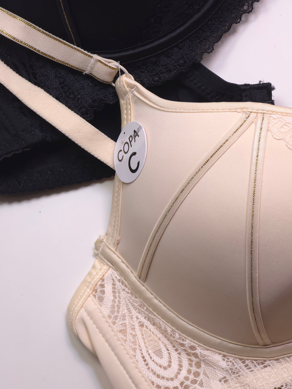(36-42) C Cup Size Light Padded Under Wire Half cup lace bra (168)*