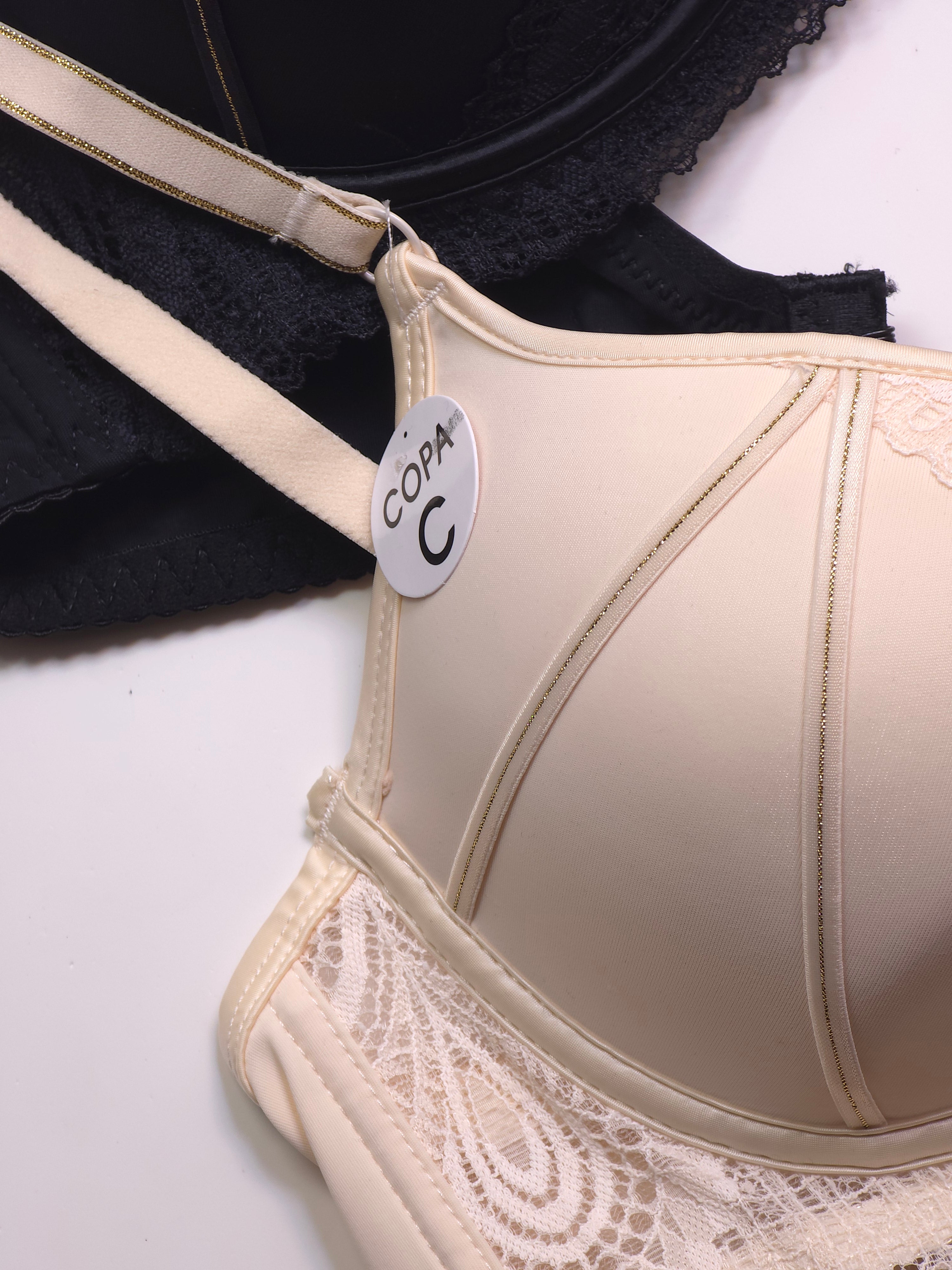 (36-42) C Cup Size Light Padded Under Wire Half cup lace bra (168)*