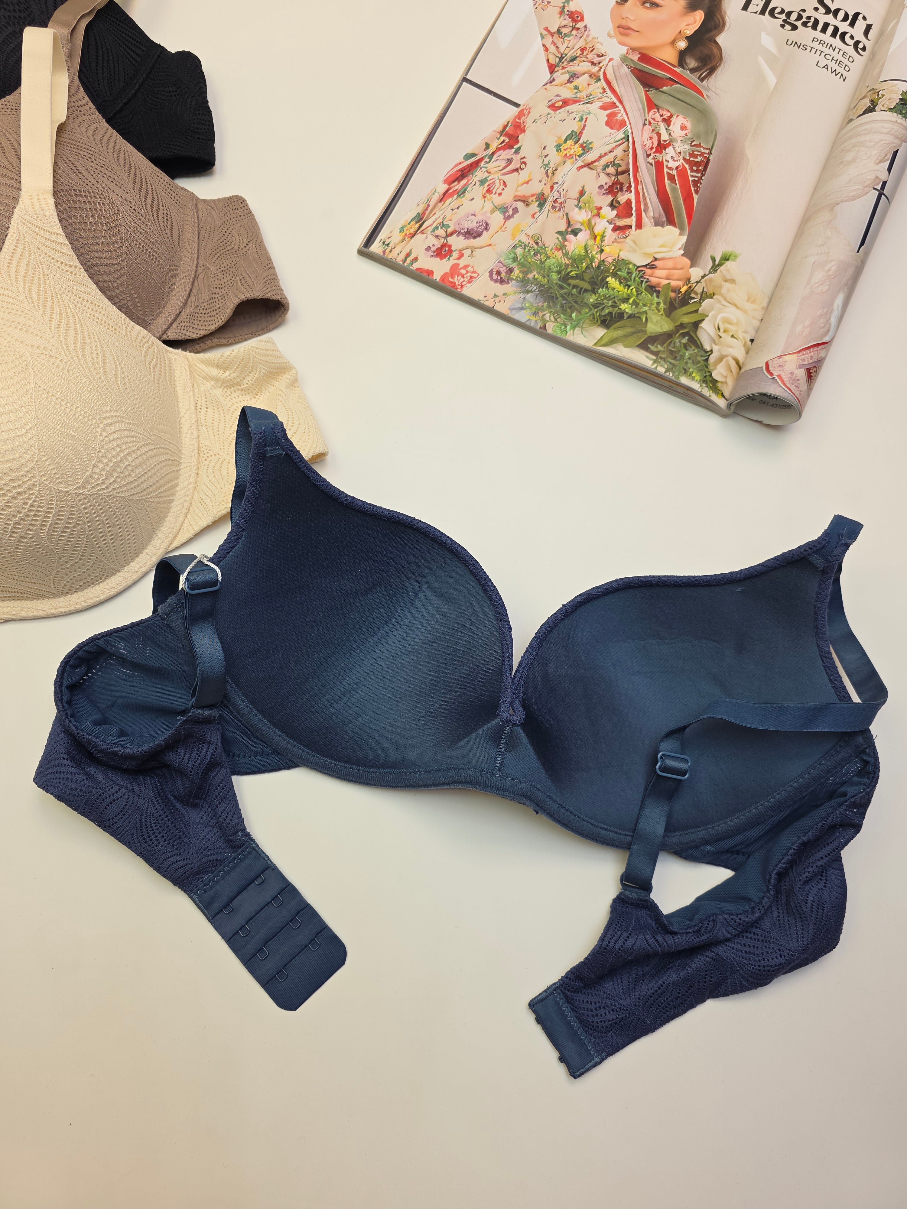 (38-42)C Chanvie Leen Sensitive Skin Soft Padded Pushup Wired Bra (166)*