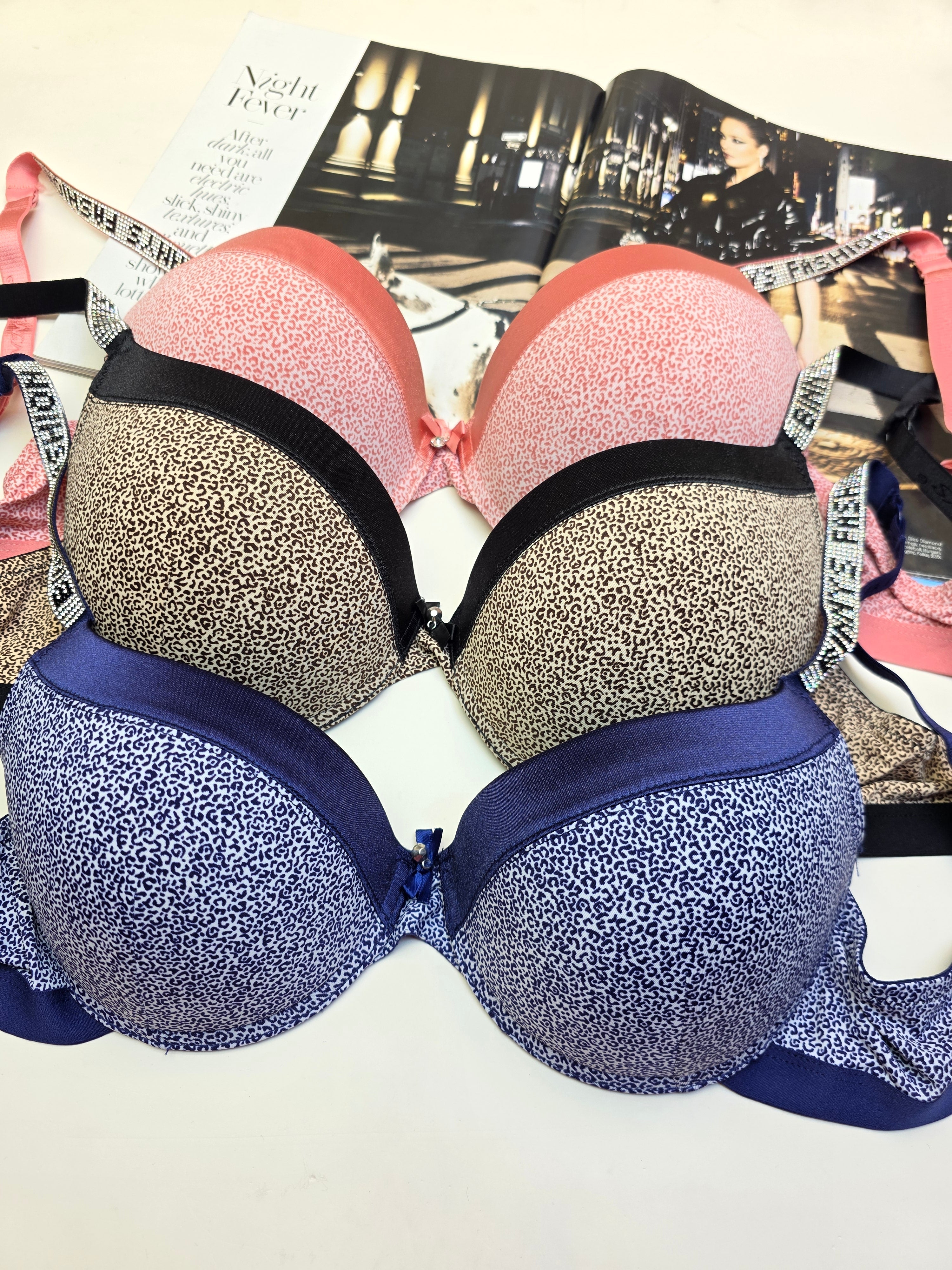 (36-42)C Binny's Thin Pad Plunge Bra (147)