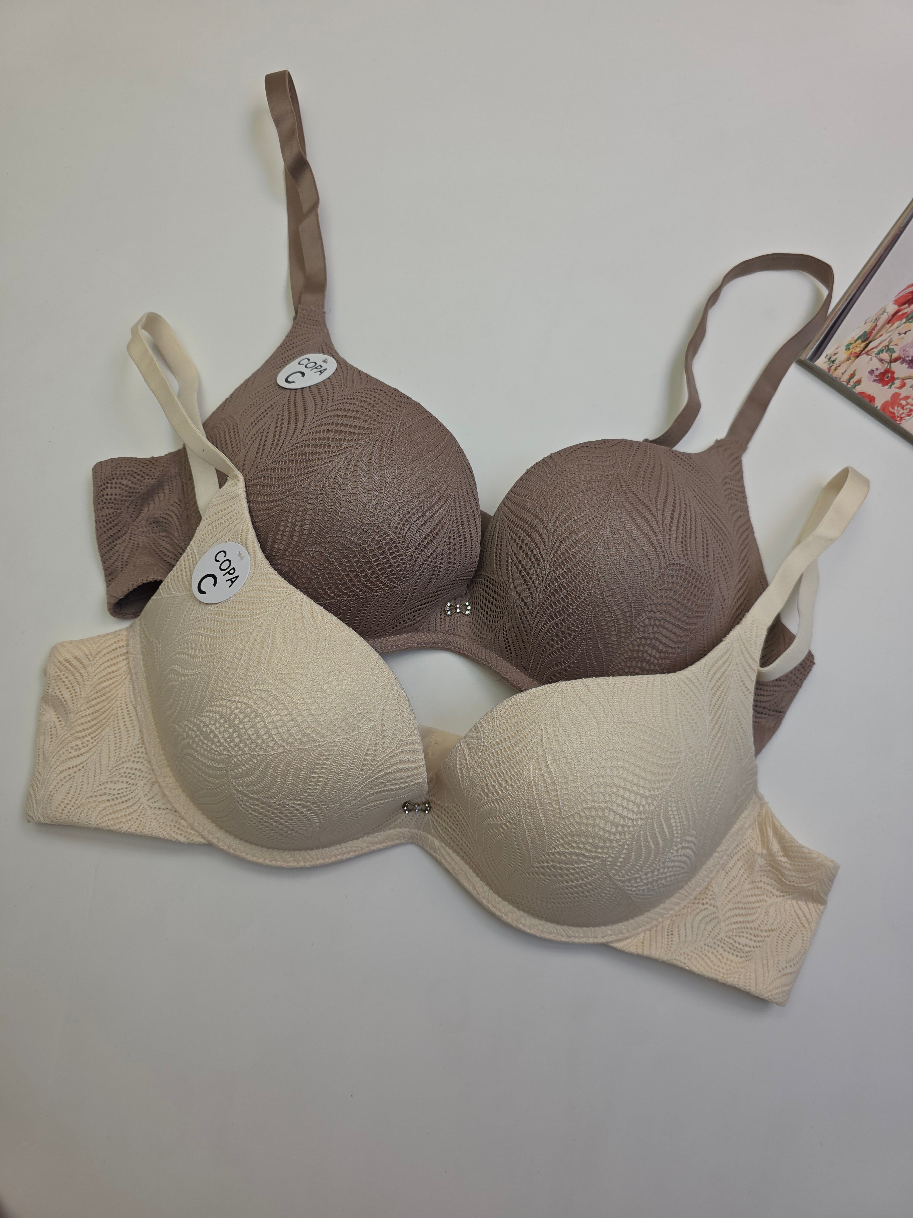 (38-42)C Chanvie Leen Sensitive Skin Soft Padded Pushup Wired Bra (166)*