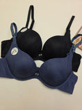 (38-42)C Chanvie Leen Sensitive Skin Soft Padded Pushup Wired Bra (166)*