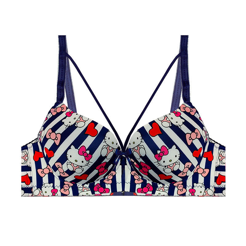 (36-42)b/c  size Hello Kitty Daily-wear Push-up Bra(144)*