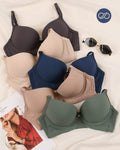 (34-40)B Premium Range Double  Padded Push-up Wired Bra (175)*