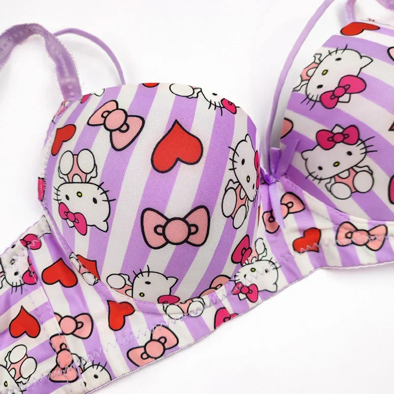 (36-42)b/c  size Hello Kitty Daily-wear Push-up Bra(144)*
