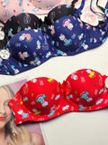 (36-42) Hello Kitty Half Cup Soft Push-up bra (173)*